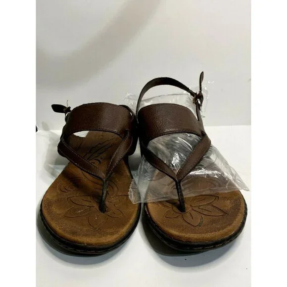 B.O.C. Sharin Womens Size 8/39 Leather Sandals Buckle Closure Toe Post - Picture 6 of 11